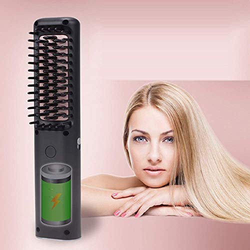 Cepillo Alisador de Pelo USB Portátil con 3 Temperaturas miniatura 2