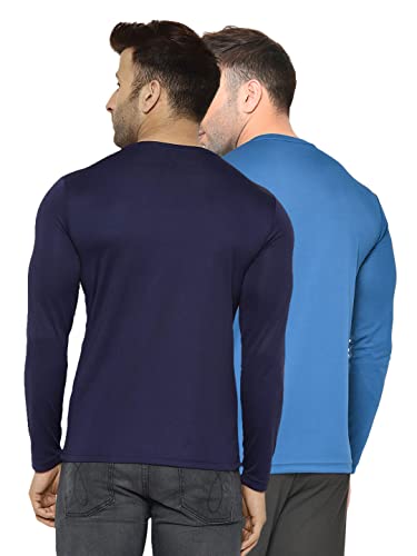 Image of Perfktu Mens Full Sleeve Gym T-Shirt (Pack of 2)