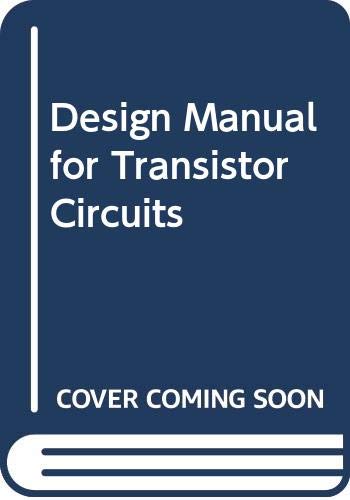 Design Manual for Transistor Circuits 0070101442 Book Cover