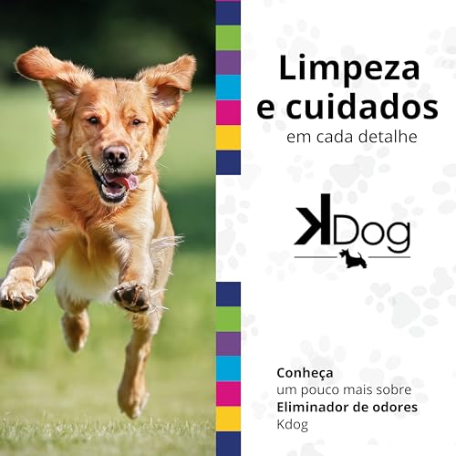 Eliminador de Odores para Cães e Gatos, Aroma Lavanda, KDog, 2 litros