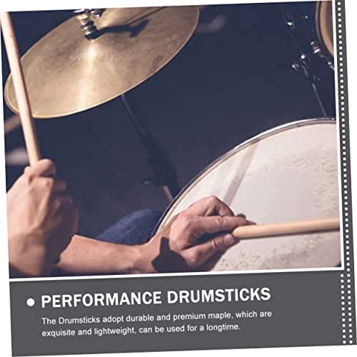 Set de Baquetas de Maple y Cepillos de Alambre para Batería, Accesorios Livianos y Portátiles para Jazz y Percusionistas miniatura 7