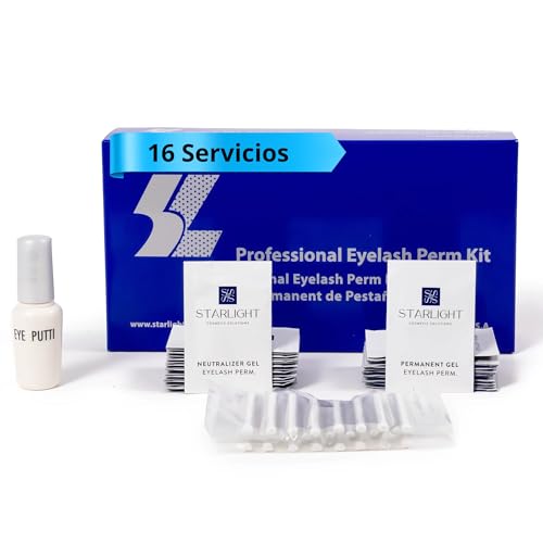 Starlight - KIT para PERMANENTE de Pestañas Profesional (16 servicios)