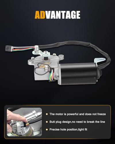 Image of ROADFAR Windshield Wiper Motor Replacement fit for 1987-1995 for Jeep Wrangler,56030005,620-00727,WPM432