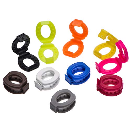 Lockoz Simple And Safe Clip-On Shoelace Knot Accessory (6 Pack, White) #TOP2