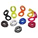 LOCKOZ Simple and Safe Clip-on Shoelace Knot Accessory (6 Pack, Black)