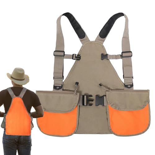 🔥 10 Best Upland Hunting Gear For 2025 2 Upland Vest | Upland Strap Vest | Vest with Rear Game Bag | Upland Strap Bird Vest with Rear Game Bag | Adjustable Strategic Vest for Hiking Camping Fishing, Outdoor Gear
