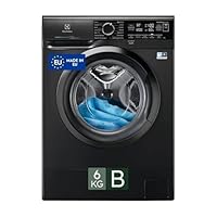 Electrolux EW6S306BL Lavatrice Slim a Carica Frontale, Tecnologia SensiCare 600, 6 kg, Display LED, 951 Giri al Minuto, AntiAllergy Vapor, La Funzione TimeManager, Argento Scuro, Classe B