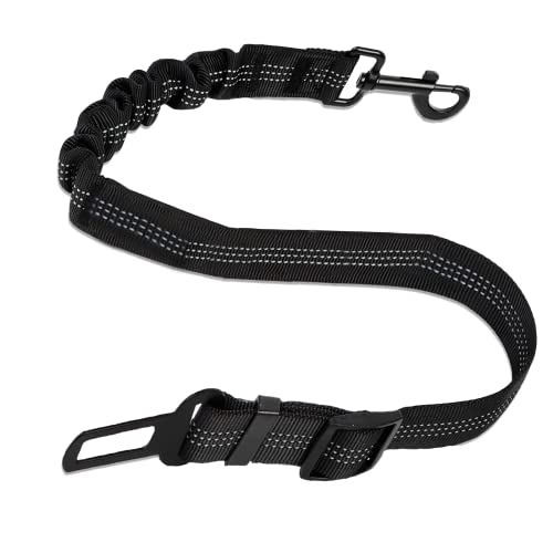 WANFIRE 2-in-1 Hundeleine - Freihändig & Auto Sicherheitsgurt 1,8-2,8m Mit Reflektion