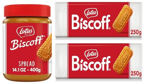 Image of Lotus Biscof Smooth Creamy Spread | Smooth & Velvety Texture (From Belgium) 250g x2 Biscuit & 400g spread