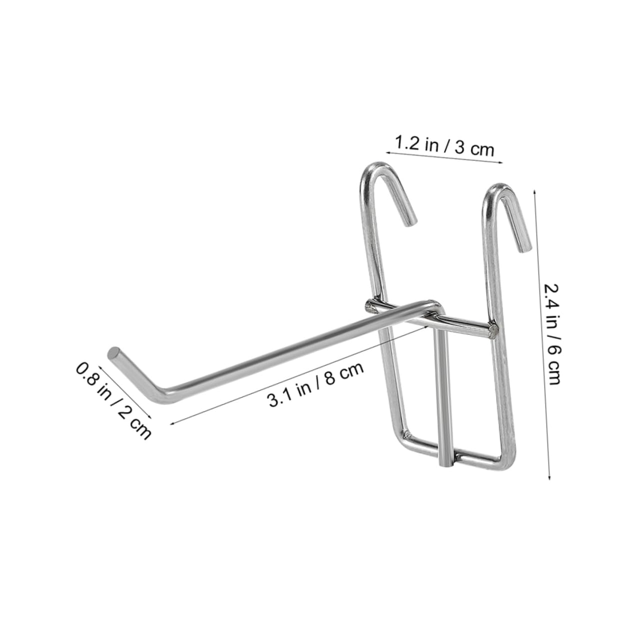 SOLUSTRE 40pcs Grid Wall Hooks Garage Organizers Grid Wall Hangers Display Hooks