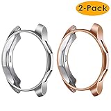 Protection Full Protection Bumper Case】 Die abgerundeten Kanten Ihrer Uhr bieten vollen Schutz vor Kratzern, Stürzen und Stößen. Diese Hülle bietet externen Schutz für Ihr Samsung Galaxy Watch 42mm.