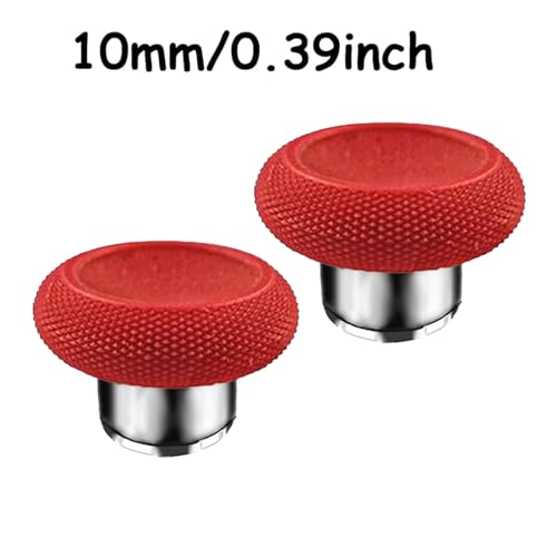 Image of 2 in 1 Short Metal Thumbsticks Replacement for Elite Series 2 Core Controllers, Replacement Thumbsticks for Xbox Elite Series 2 Controllers(Red)