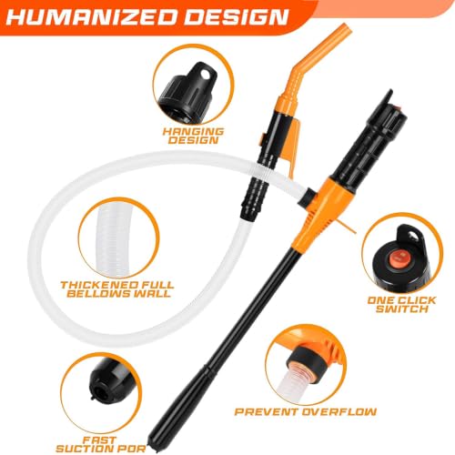 Image of Portable Cordless Fuel Transfer Pump Battery Powered