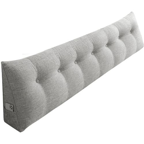 Coussin de lecture triangulaire HULKAY oreiller de dossier pour lit