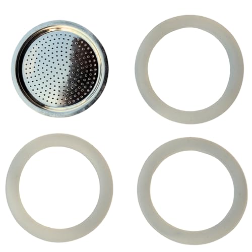 Teravan Silicone Gaskets, Compatible with Bialetti MOKA Express, 1 Cup