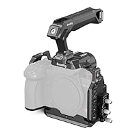 SMALLRIG S1R II Cage-Kit für panasonic für LUMIX S1 II / S1 IIE / S1R II mit Tragegriff, Kabelklemme für HDMI & USB-C, Schnellwechselplatte für arca sowie 1/4’’-20 & 3/8’’-16 Gewindebohrungen -4903