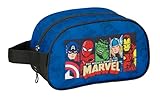 AVENGERS - Neceser Escolar Infantil Mediano con Asa, Neceser Infantil, Adaptable a Carro, Fácil Limpieza, Cómodo y Versátil, Calidad y Resistencia, 26x12x15 cm