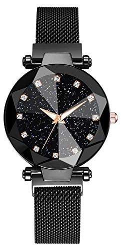 Acnos Titanium Premium Dress Analogue Girl Watch(Black Dial Black Colored Strap), Black Band (B08P6X927H) Amazon Price History, Amazon Price Tracker