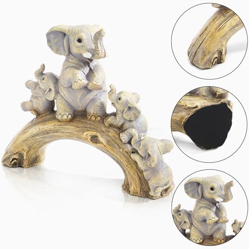 Estatua de Elefante en Resina para Decoración miniatura 3