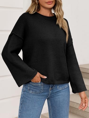 Cicy Bell Womens Oversized Crew Neck Sweater Fall Long Sleeve Knit Tops Trendy Casual Loose Fit Pullover Sweaters4