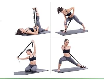 The Yogis Strap Stretch Belt Bands 10 Loop Options with Extra Safe Adjustable, Durable Delicate Texture - Best for Daily Stretching, Physical Therapy, Fitness -Yoga, Exercise, Gym, Dance,