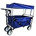 JKMINSA Wagon avec auvent, Chariot Pliant pour Enfants, Jardin et Cargaison de Cargaison, Voyage à la Plage et Camping (Color : B)