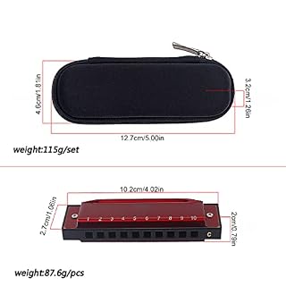 wueiooskj Harmonica diatonique C Key Blues Harp Long-time Service Ten Holes for Beginners - Les Beatles, Paul McCartney, John Lennon, RIngo Starr, George Harrison wueiooskj Harmonica diatonique C Key Blues Harp Long-time Service Ten Holes for Beginners – Image 4