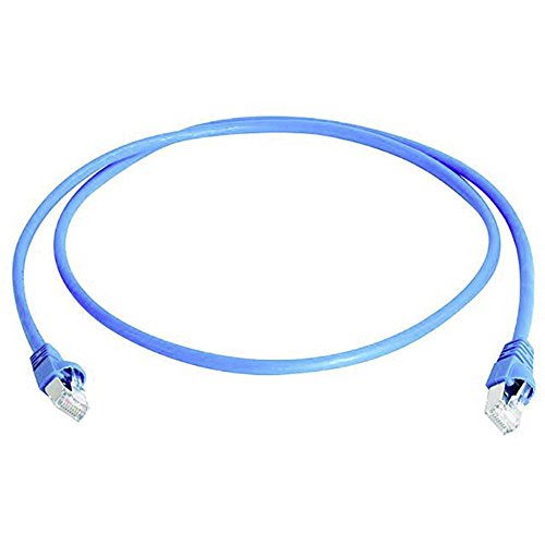 Telegärtner Câble de raccordement réseau informatique RJ45 L00001A0087 CAT 6a S/FTP bleu 2.00 m