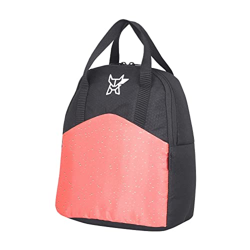 Image of Arctic Fox Black Hexa Lunch Bag (Orange)