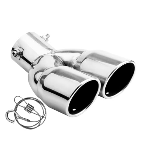 tpnidaii �ԊO�p�i �������� �}�t���[�J�b�^�[ �r�C�� 2�{�o�� �G�L�]�[�X�g�`�b�v �}�t���[ �p�C�v �e�[���p�C�v�a38-53mm�K�� ���a2.5�C���` �΂߃J�b�g �O�� �p�[�c �h���X�A�b�v �J�X�^�� �X�e�����X�� �E���h�~���C���[�t�� (�V��