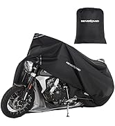 NEVERLAND Motorcycle Cover Waterproof Outdoor, 420D Motorcycle Cover Heavy Duty Outdoor All Seaso...
