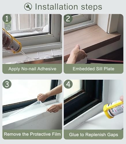 Copertura decorativa per davanzale della finestra con struttura in marmo, rivestimento antiruggine per una migliore estetica di casa e hotel