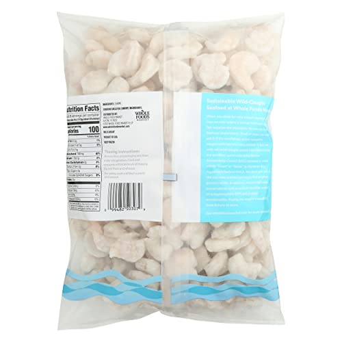 365 By Whole Foods Market, Value Pack Shrimp White Gulf Wild Peeled-Deveined 70/90, 32 Ounce #TOP1