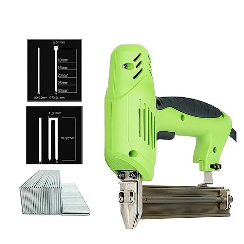 ing Nailer 2 in 1 1800W Electric Nail Nailer Stapler Woodworking Electric Tacker Furniture Staple for e Power Tools F30 422 Lightweight Nail (Color : 2 Size : 1) (Orange 1)