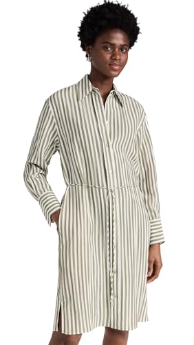 Image of Vince Women's Coast Stripe Short Shirt Dress