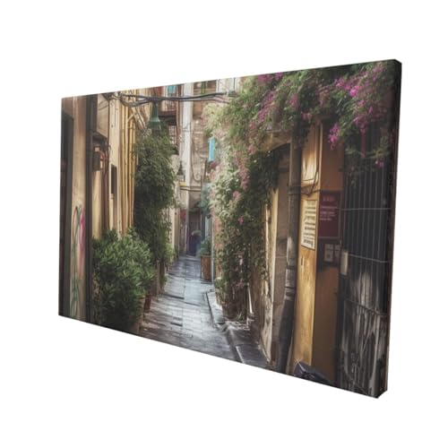 Toile murale allée inspirante pour créer une ambiance sereine chez soi - 2