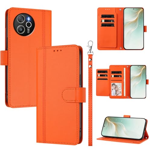 �X�}�z�P�[�X �Ή��@�� for Blackview Shark 8,�Ή��@�� for Blackview Oscal Tiger 12 �X�}�z�P�[�X�y�E�H���b�g�f�U�C�� �f���A���J�[�h�X���b�g �L���b�V�� �t���b�v���X�^���h �����h�~�zOrange
