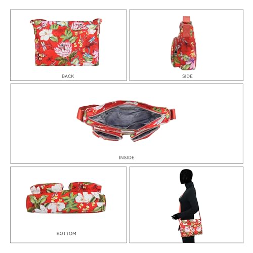 Anuschka Wanderlust Luxe Fabric Collection Women's Vegan RFID Blocking Crossbody Bag3