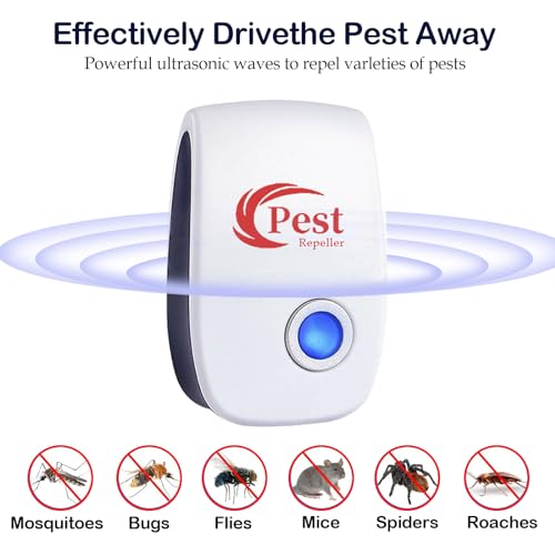 Repelente ultrasónico de plagas pack de 6 electrónico para cucarachas y mosquitos 3