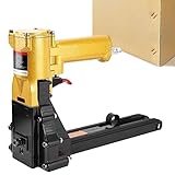 vnmudzeo Pneumatic Cardboard Box Stapler,Commercial Corrugated Carton Closing Stapling Machine Hand-held,for Nail Length 18 mm/22 mm,18mm