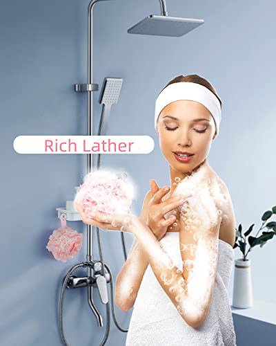 6pcs Bath Loofahs Shower Puff - Bath Loofah Sponges for Shower Loofah Sponge Shower Loofah Bath Puff Body Loofah Bath Sponge Body Sponges for Shower
