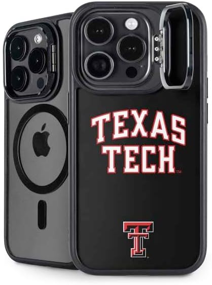 Skinit Kickstand Phone Case Compatible with iPhone 16 Pro - Officially Licensed Texas Tech University Bold Design