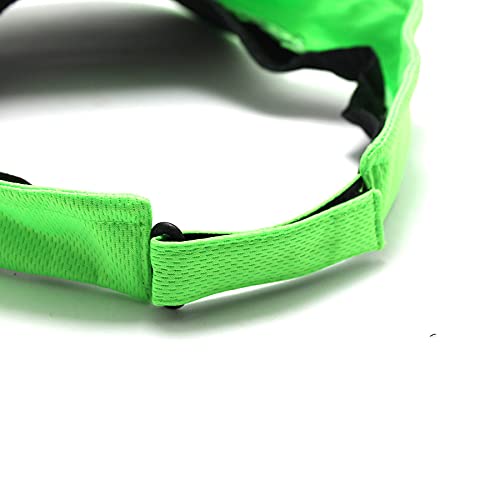Viseira Praia Esportiva Corrida Ao Ar Livre Ajustável Cor: Verde-neon