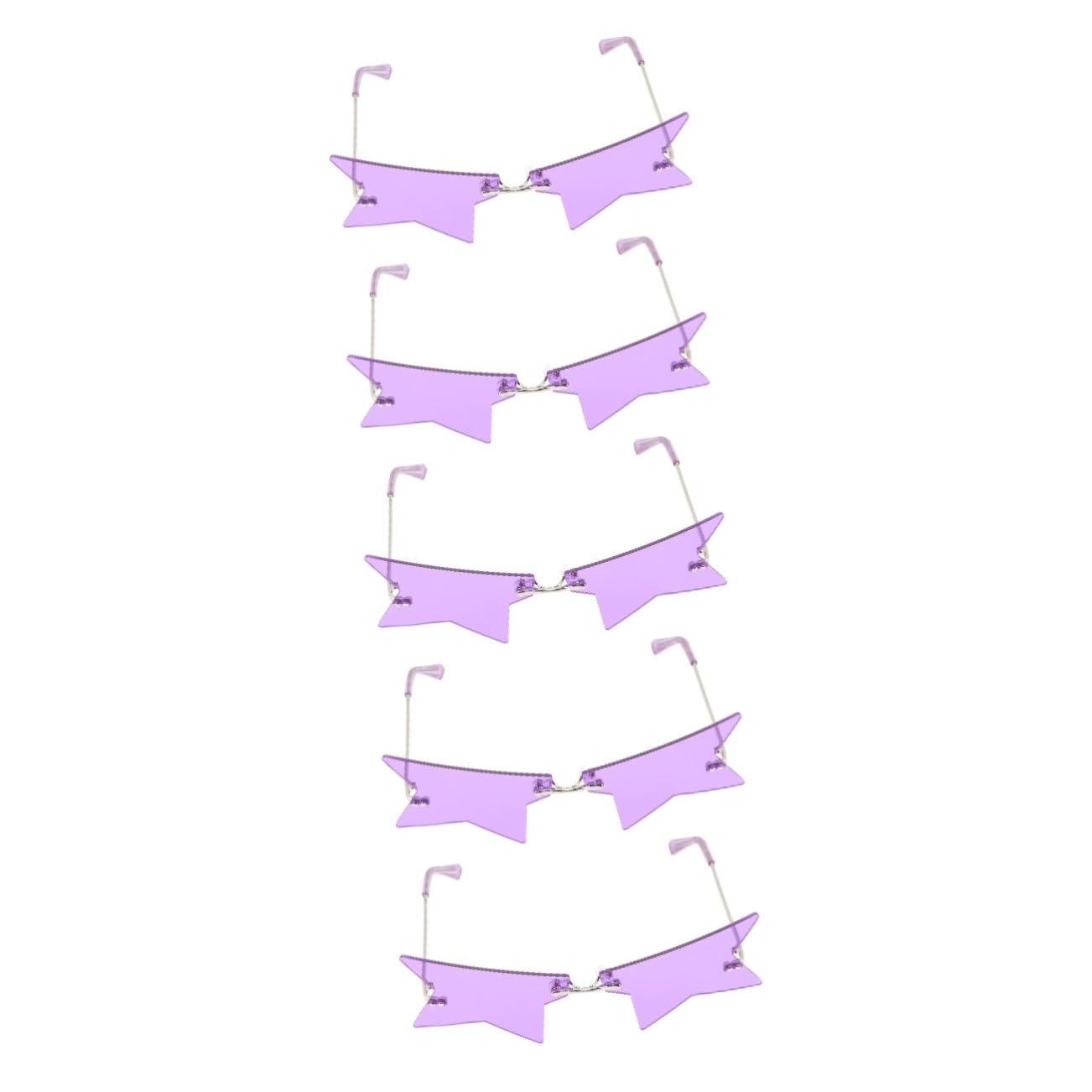 2St Sonnenbrille Frauen einzigartig Partybrille prop Damen schnapsgläser rahmenlose Brille Modebrillen für Frauen lustige brille Europäisch und amerikanisch Requisiten Legierung