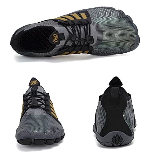 Image of Water Shoes for Men Barefoot Quick-Dry Aqua Sock Outdoor Athletic Sport Shoes for Kayaking, Boating, Hiking, Surfing, Walking