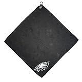 Team Golf NFL Philadelphia Eagles Microfiber Golf Towel, 15x15 (Multicolor)