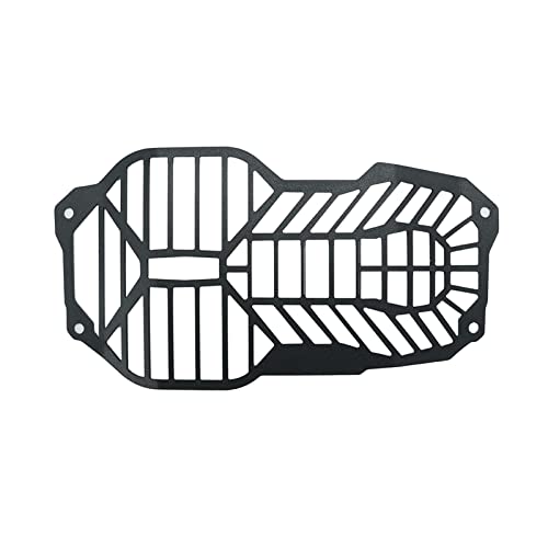 Couvercle protection calandre phare moto pour les longs trajets en duo et chemins sales