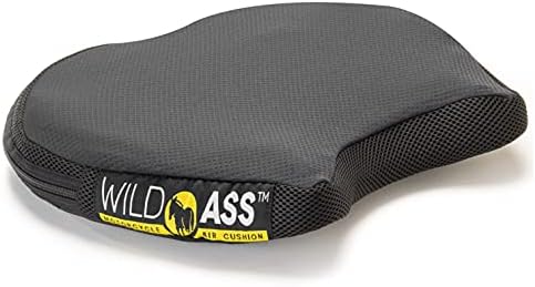 Wild Ass Smart Air Gel Motorcycle Seat Cushion, Black
