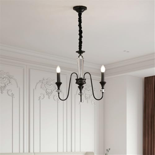 Chandelier laiton américain bougie française salon restaurant chambre à coucher hôtel
