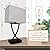 OYedis 3-Way Dimmable Touch Control Medium Table Lamp with Type C/USB Charging Port and 1 AC Outlet White Shade 21.38" Bedside Nightstand Lamp for Bedroom Living Room Office and Hotel Bulb Included